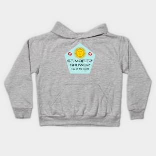 St. Moritz, Switzerland Kids Hoodie